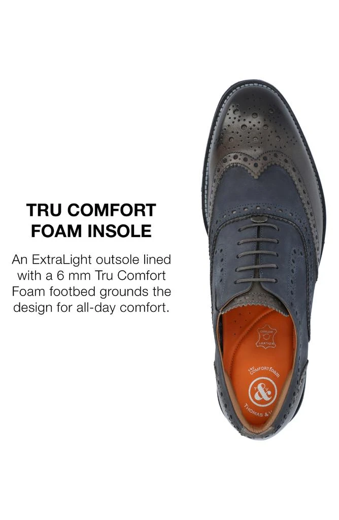 Thomas & Vine Covington Brogue Leather Oxford 7