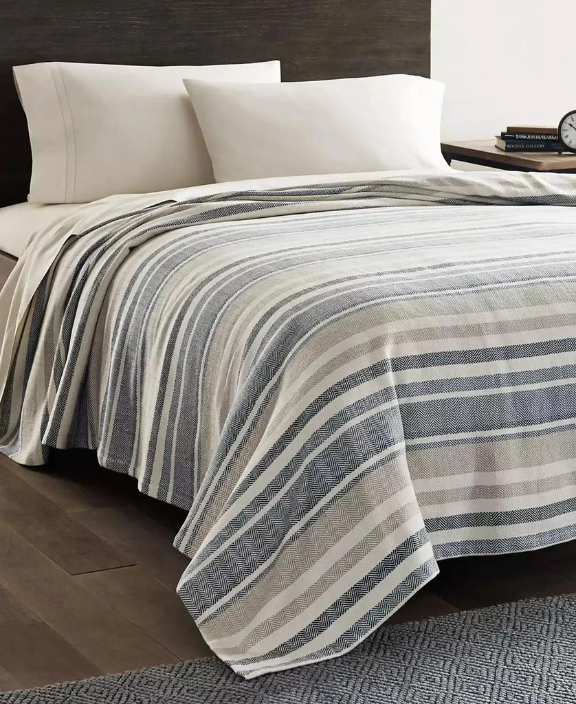 Eddie Bauer Herringbone Stripe Blanket 6