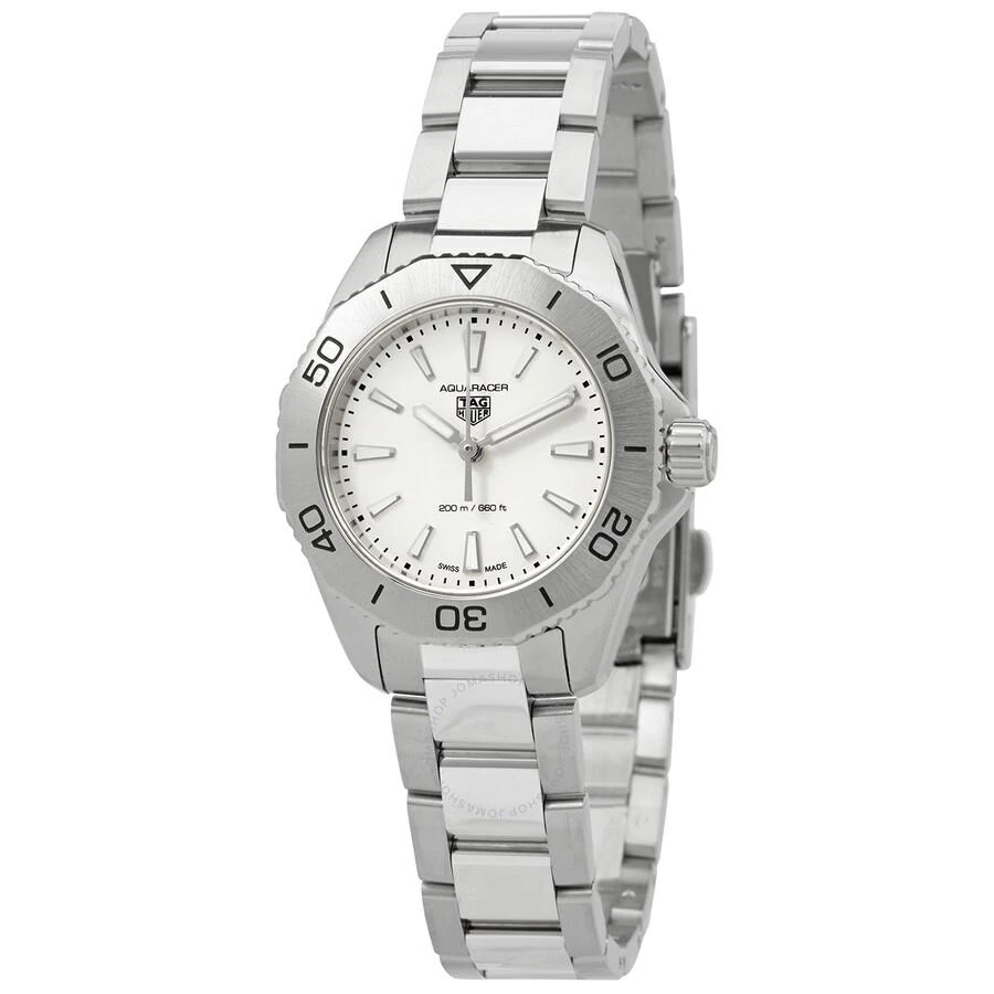 TAG Heuer Aquaracer Quartz White Dial Ladies Watch WBP1411-BA0622 1