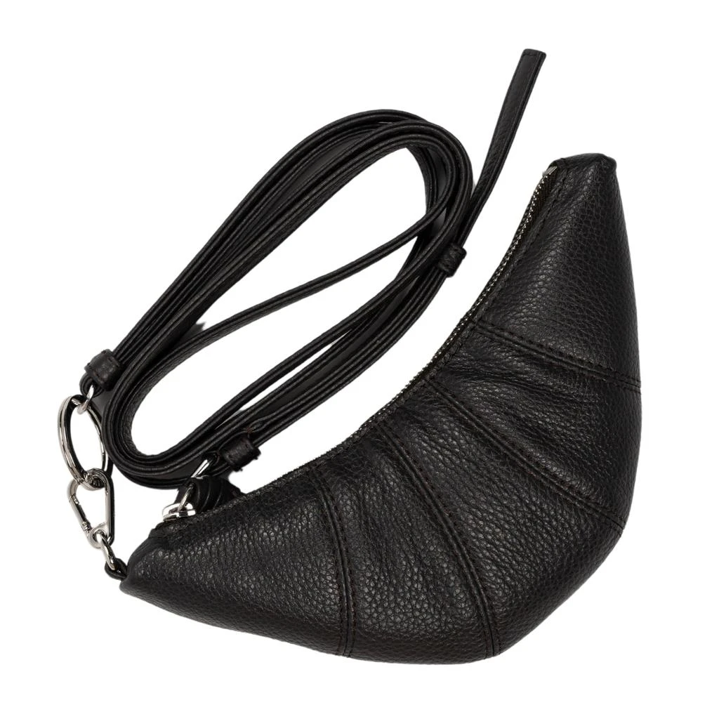 Lemaire Crossbody Croissant coin purse in brown 1