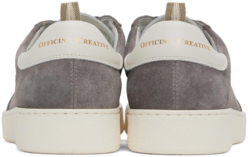 Officine Creative Gray 'The Dime 001' Sneakers