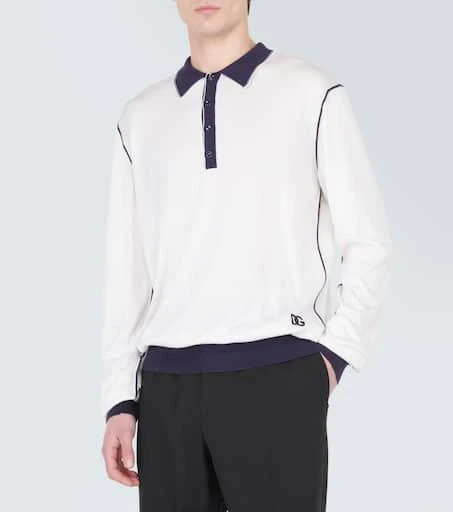 Dolce 
Gabbana Silk polo sweater 3