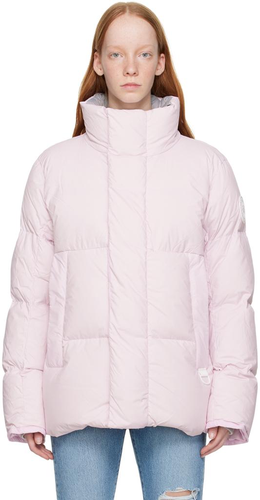 canada goose pink puffer