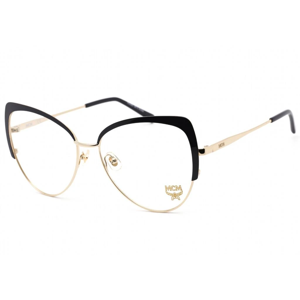 MCM MCM Women's Eyeglasses - Clear Lens Shiny Gold/Violet Cat Eye Frame | MCM2128 750 1