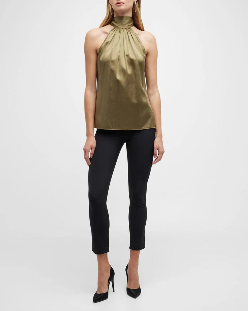 VERONICA BEARD Zip-Back Scuba Leggings 3