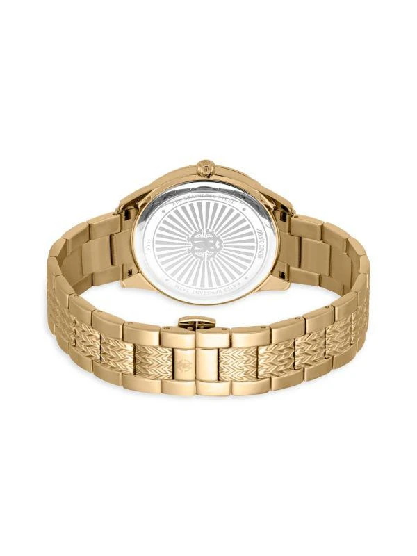 Roberto Cavalli IP Goldtone Stainless Steel Chronograph Bracelet Watch/40MM 3