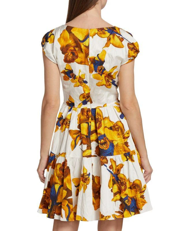Jason Wu Floral Cap-Sleeve Minidress 2