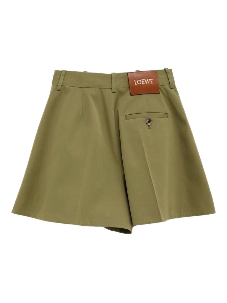 Loewe KAKI COTTON SILK SHORTS 2