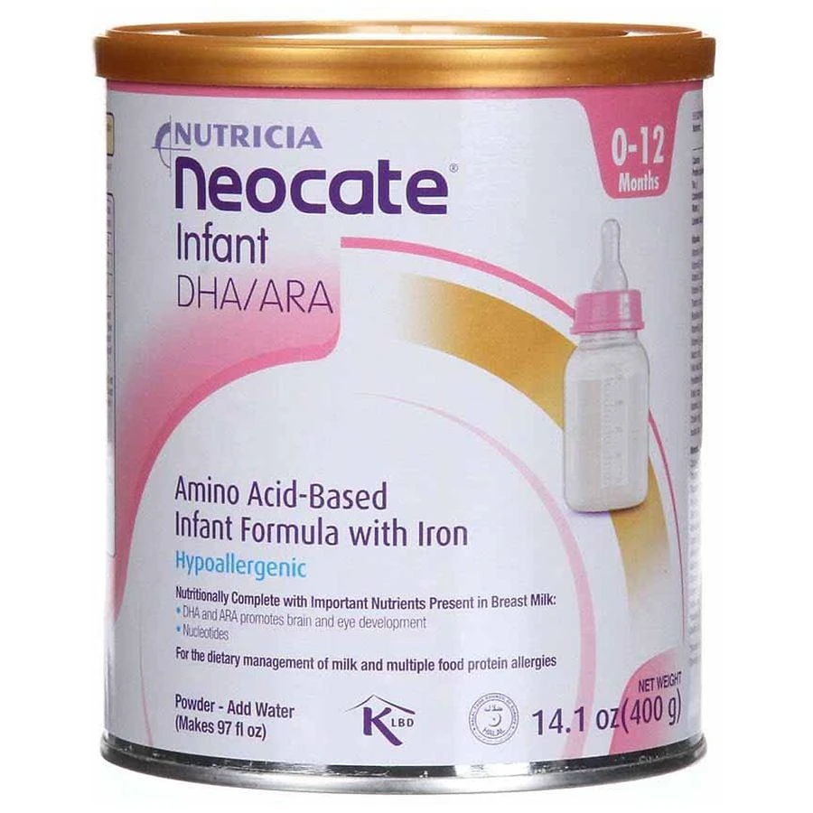 Nutricia Neocate Infant DHA/ARA, Amino Acid Based with Iron Powdered Infant Formula Unflavored 1