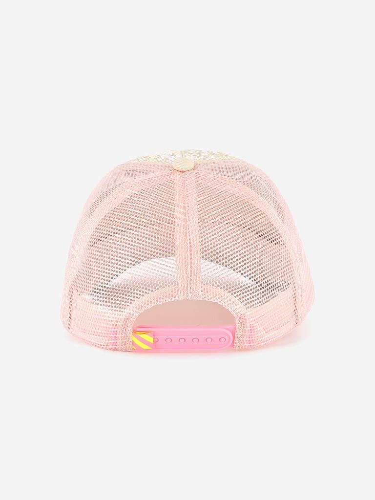 Billieblush Girls Sequin Ice Cream Cap in Pink