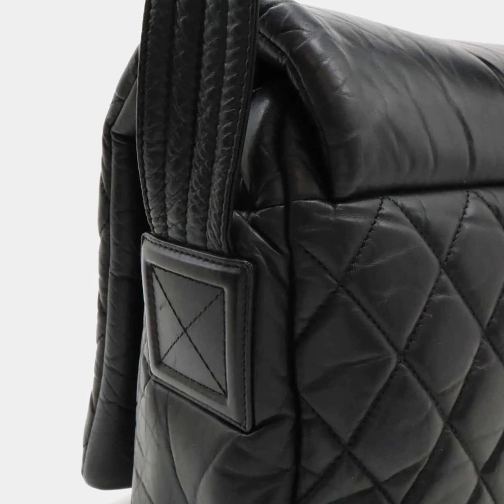 Chanel Chanel Black Leather Small Shoulder Bag 10