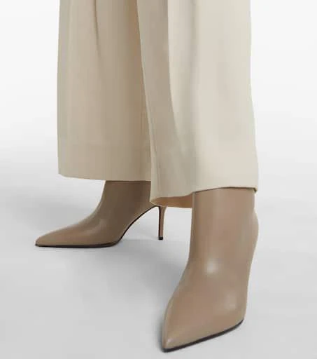 Brunello Cucinelli Beaded leather ankle boots 4