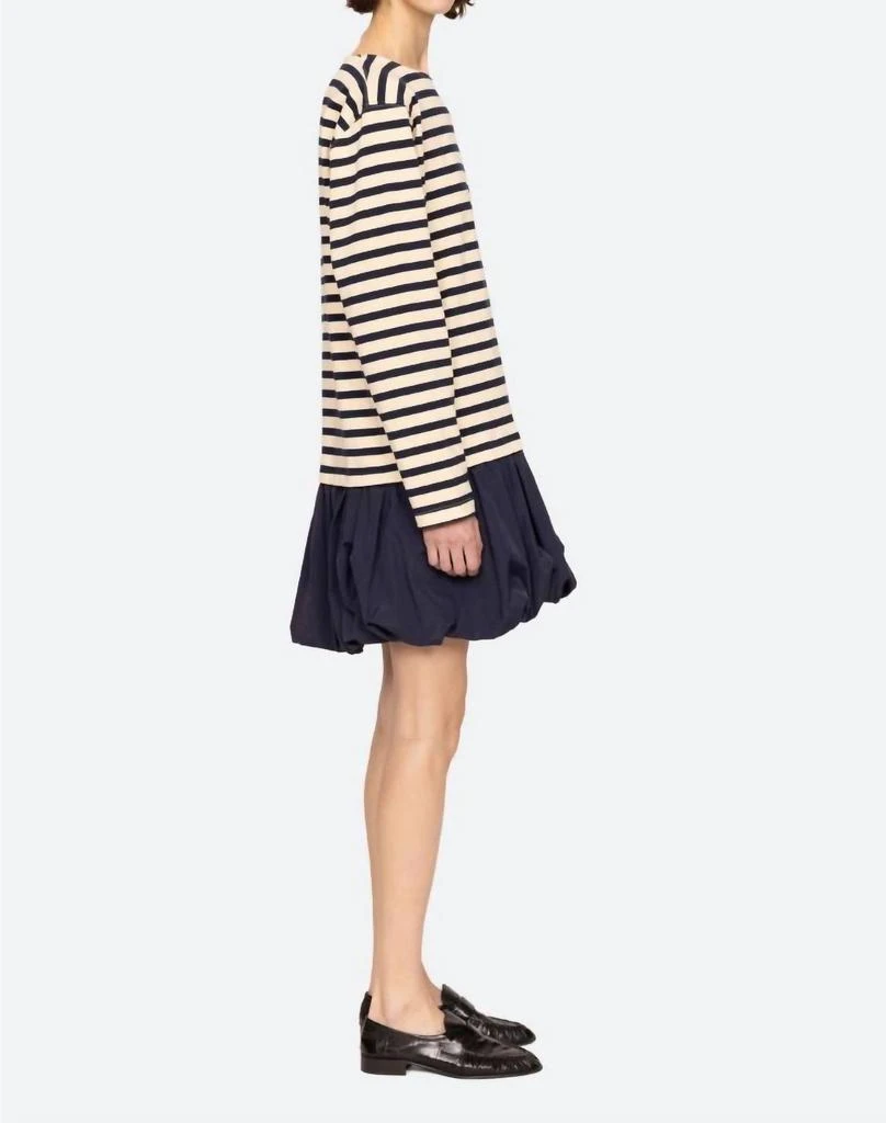 Sea Sea - Athena Striped T Shirt Combo Bubble Dress 3