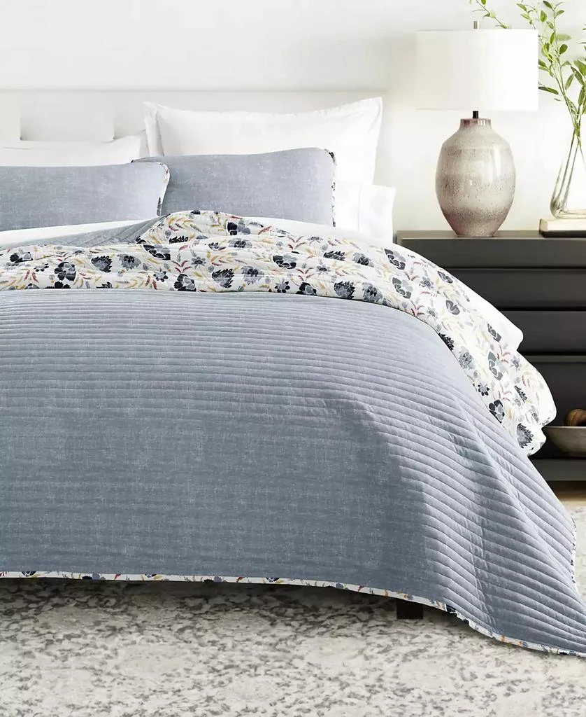 IENJOY HOME French Jacobean Reversible 2-Pc. Quilt Set 3
