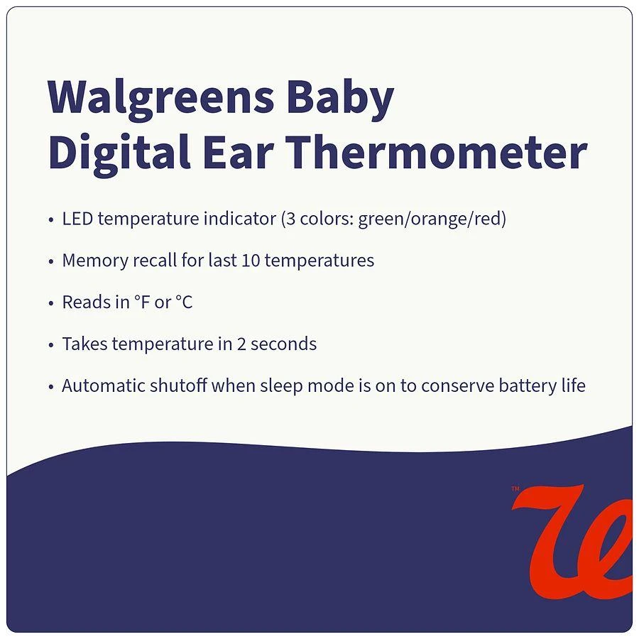 Walgreens Digital Ear Thermometer 3