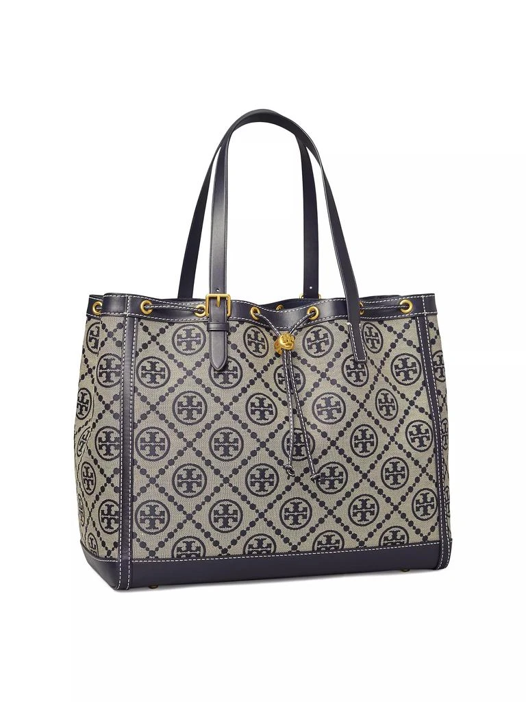 Tory Burch T Monogram Jacquard Drawstring Tote 3
