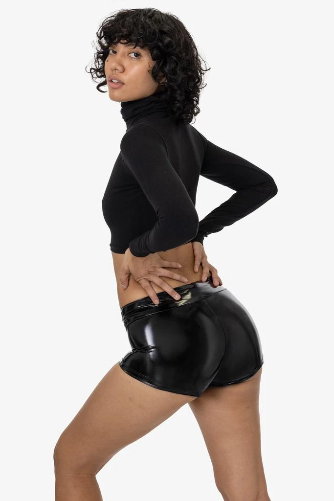 Los Angeles Apparel RSV330 - Stretch Vinyl Mini Shorts 2