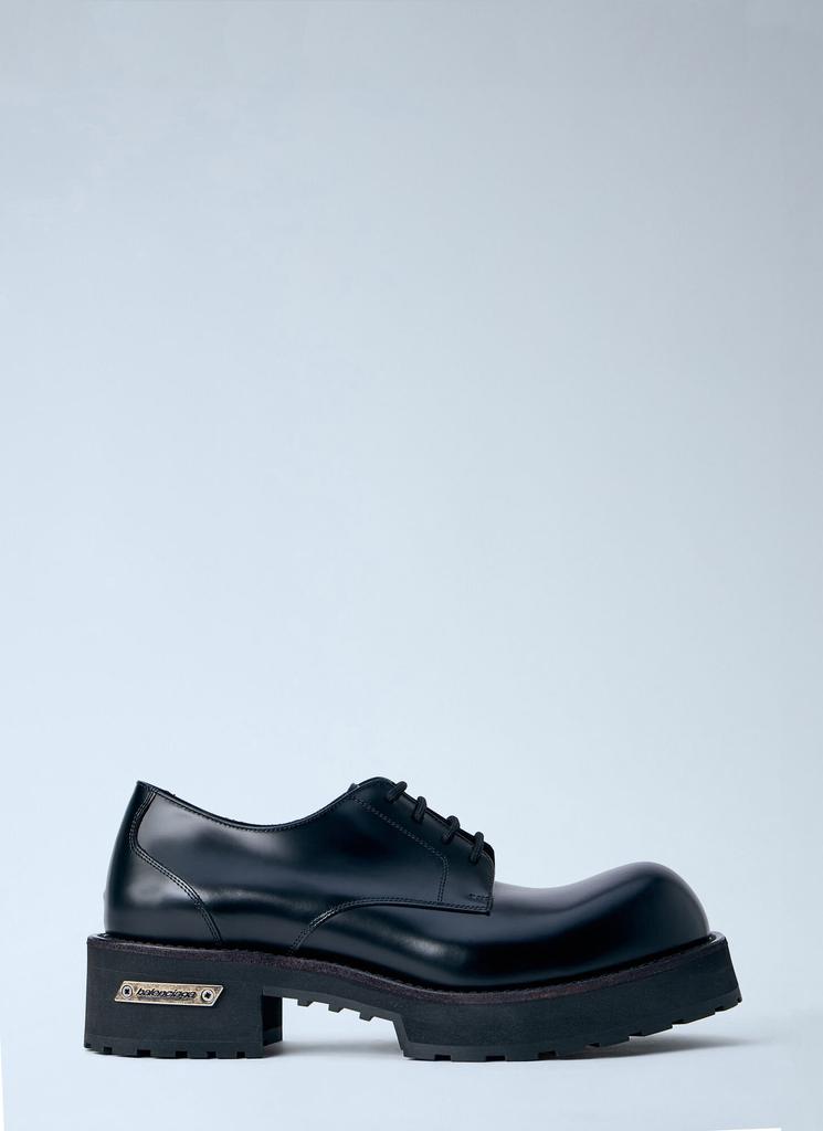 Balenciaga Black calfskin Hummer derby - Dress Shoes - BeyondStyle