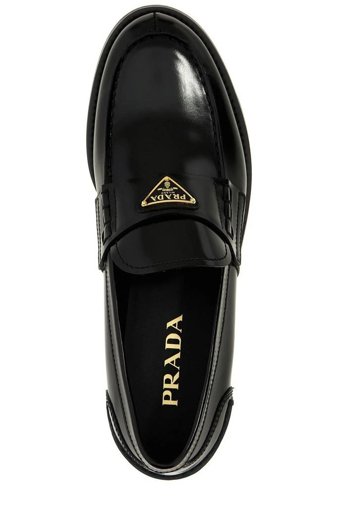 Prada Prada Triangle-Logo Slip-On Loafers 4
