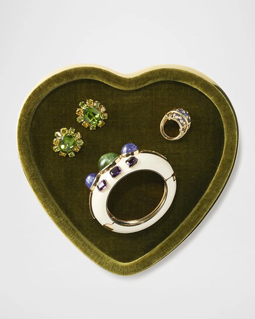 AERIN Valentina Velvet Heart Tray 2