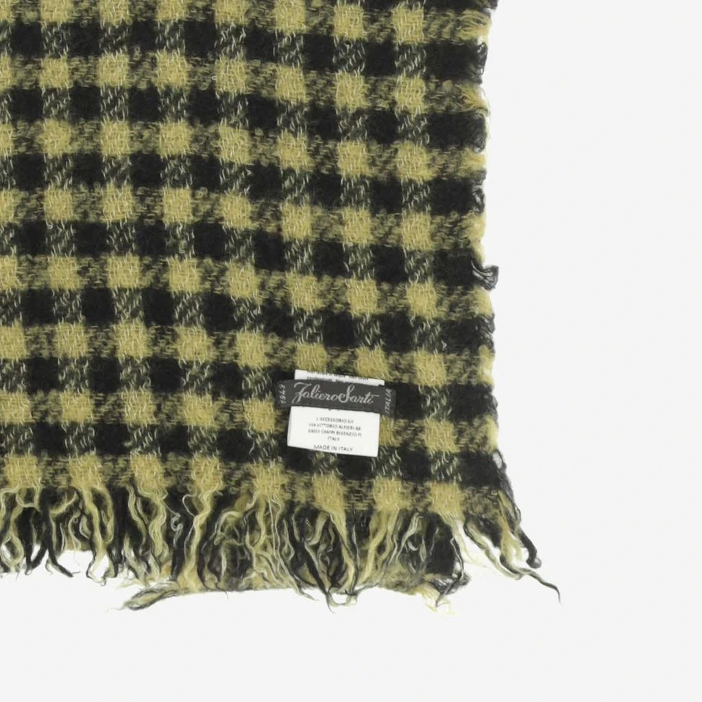Faliero Sarti Faliero Sarti Checkered Fringe Scarf 3