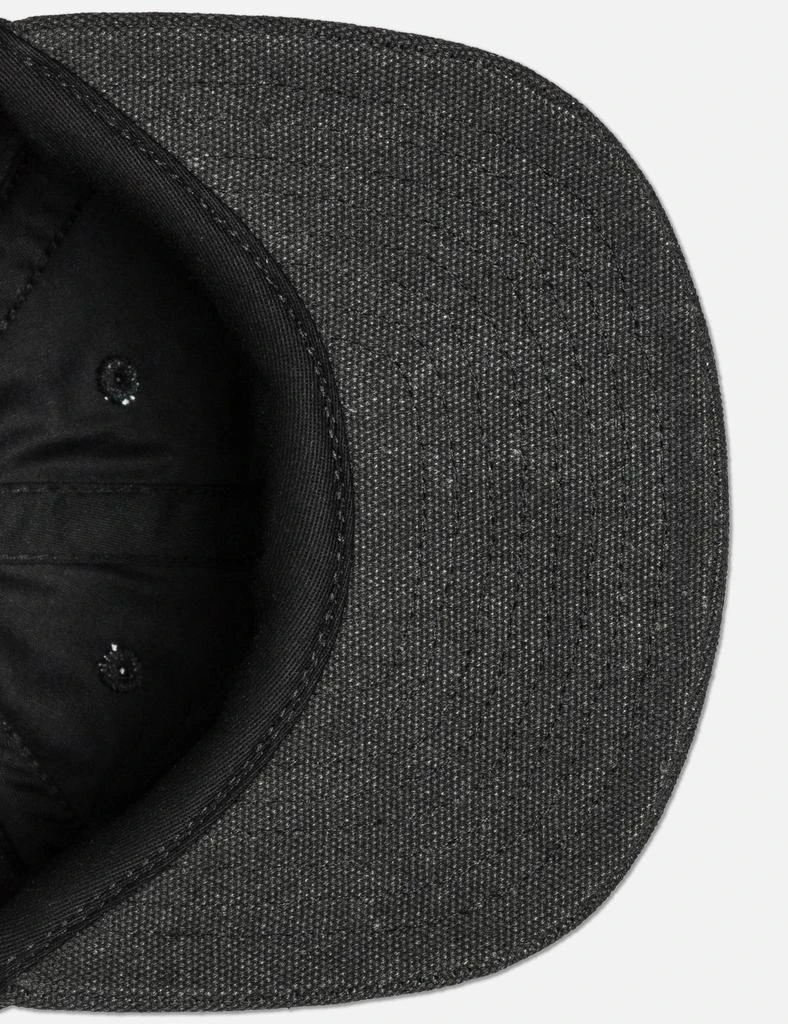 Brain Dead WASHED TWILL LOGOHEAD HAT - BLACK 4