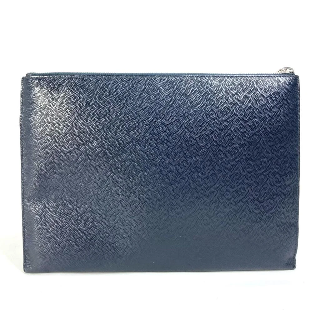 Yves Saint Laurent Leather Clutch Bag (Pre-Owned) 2