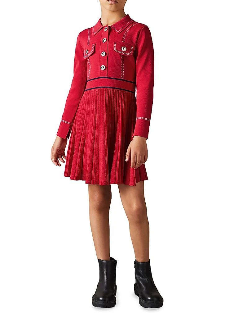 knit tassel dress Zariah Tassel Knit Dress Black and White / 3XL main image 0