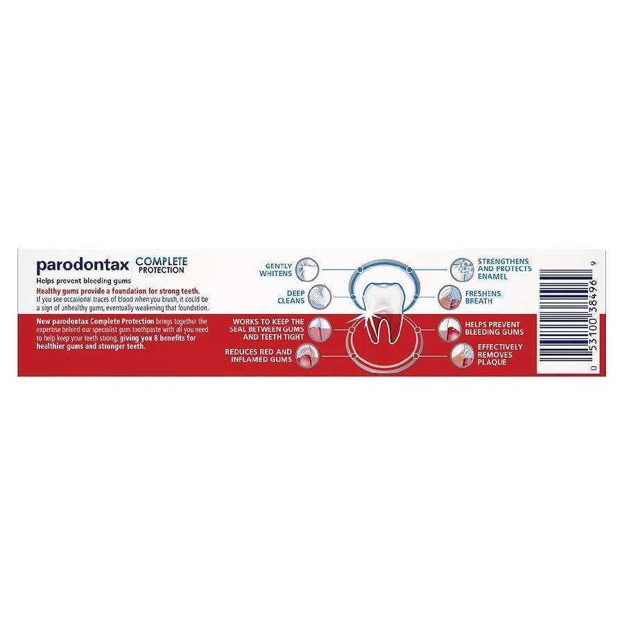 PARODONTAX Complete Protection Gingivitis Toothpaste For Bleeding Gums Pure Fresh Mint 9