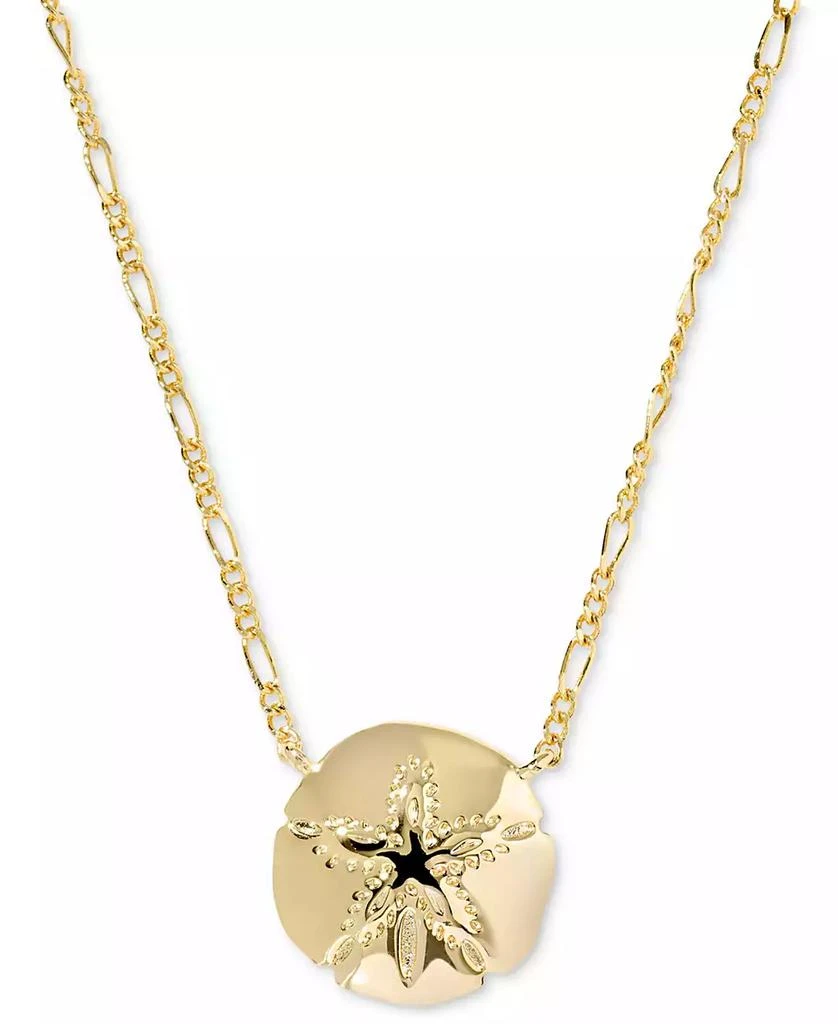 Kendra Scott Sand Dollar Short Pendant Necklace, 17-2/5" + 3" extender 2