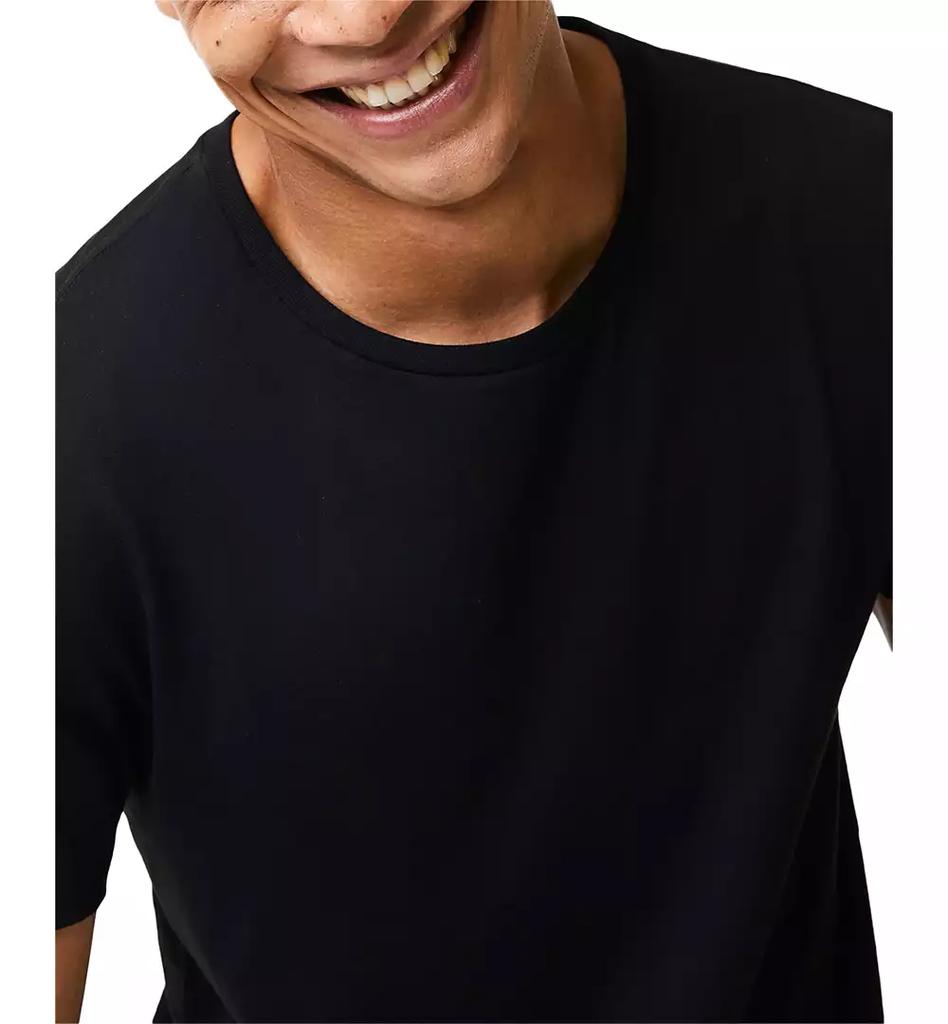 Lacoste Men's 3-Pack Regular Fit Crew Neck Cotton Undershirts