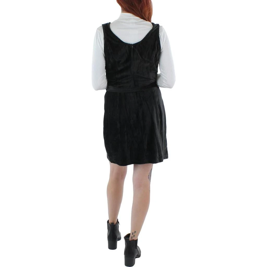 Planet Gold Juniors Womens Corduroy Mini Sweaterdress 2
