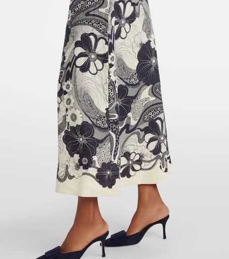 ALÉMAIS Mickey printed linen shirt dress 6