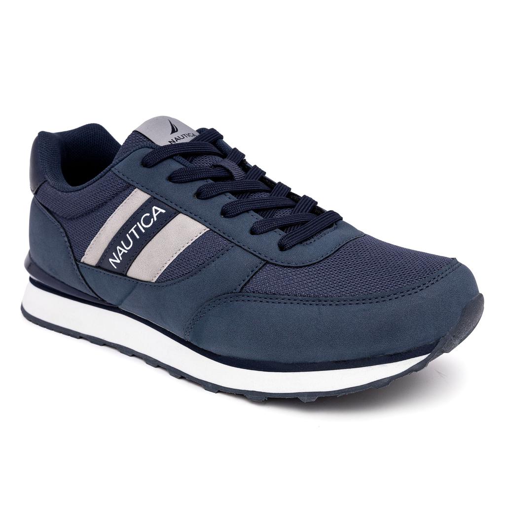 Nautica Mens Logo Lace Up Sneaker Casual Shoes Free Shipping BeyondStyle