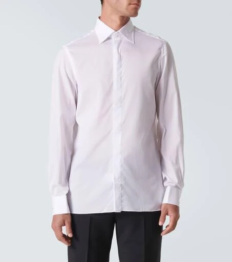 Rubinacci Cotton tuxedo shirt 3