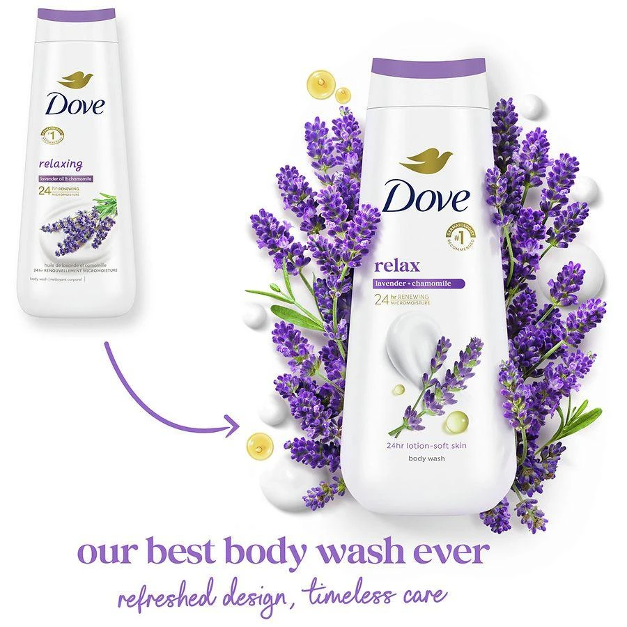 Dove Body Wash Relax Lavender Oil & Chamomile 5