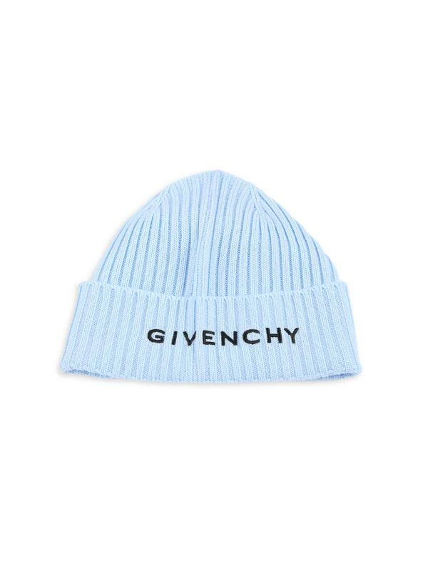 Givenchy Logo Ribbed Wool Beanie 1