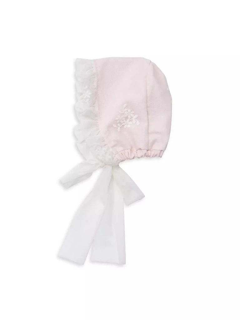 Haute Baby Baby Girl's Sophia Lace-Trimmed Dress & Bonnet Set 2