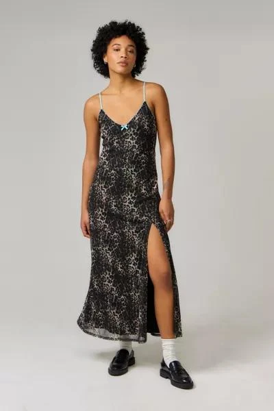 Urban Outfitters UO Leopard Print Slip Dress 1