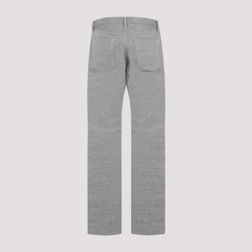 MAISON MARGIELA Caviar Grey Cotton 5 Pockets Pants 4