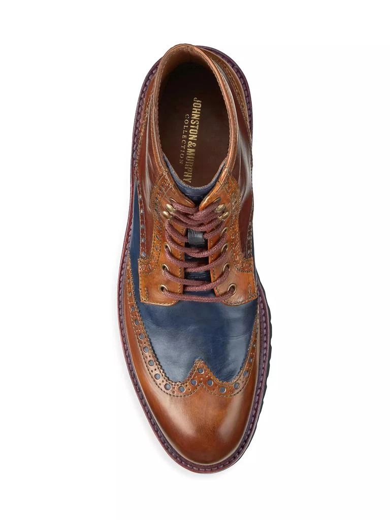 Johnston & Murphy Dudley Lug Wingtip Leather Ankle Boots 4