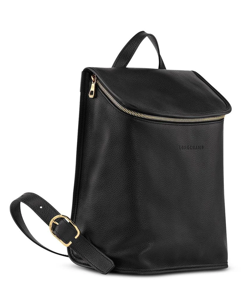 Longchamp Le Foulonné Top Zip Leather Backpack - Backpacks  display picture 2