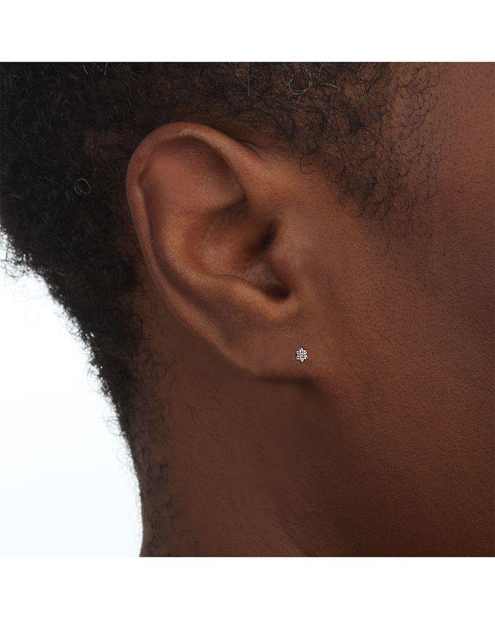 Maria Tash 18K Yellow Gold  Diamond Flower Stud Earring