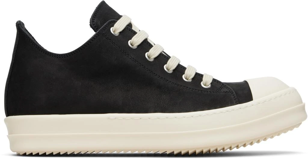 Rick Owens Black Concordians Low Sneaks Sneakers 1