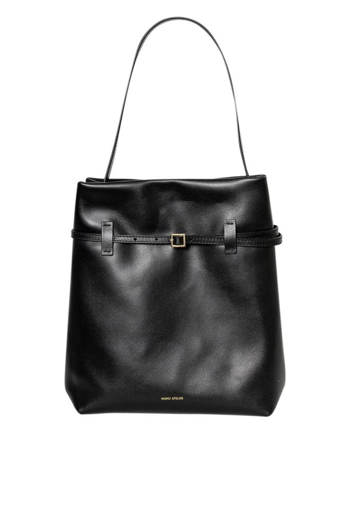 Manu Atelier Manu Atelier Buckle Detailed Tote Bag 1