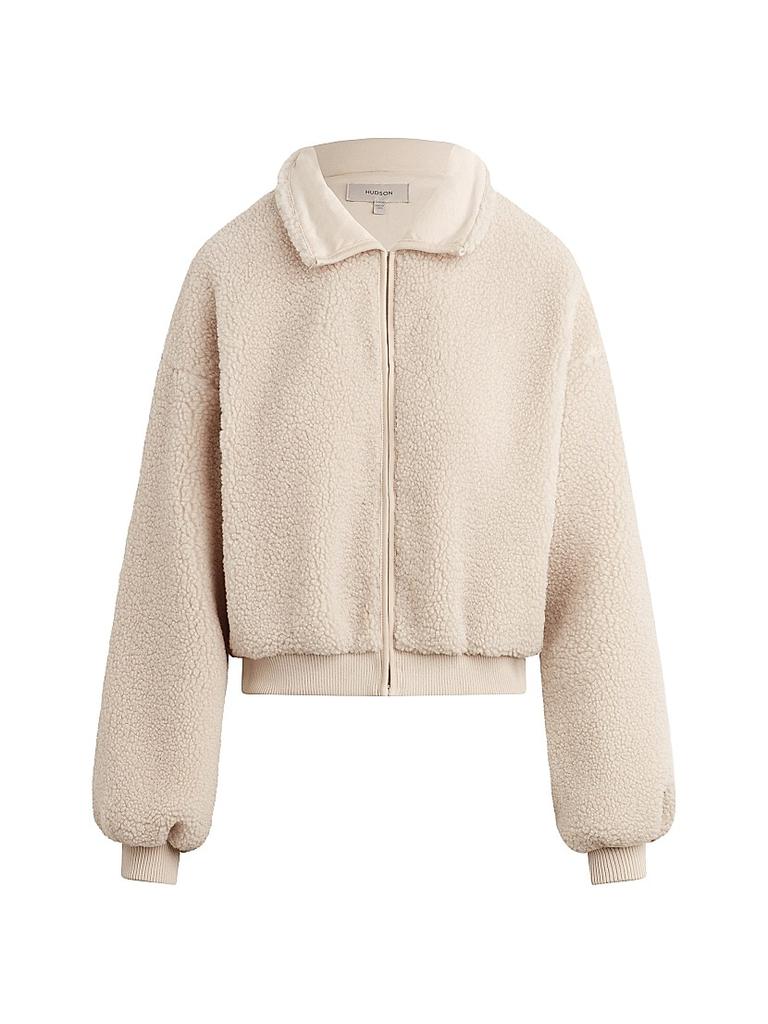 alo Foxy Sherpa Jacket アロー ブルゾン アイボリー M Foxy Sherpa Jacket - Ivory | ALO