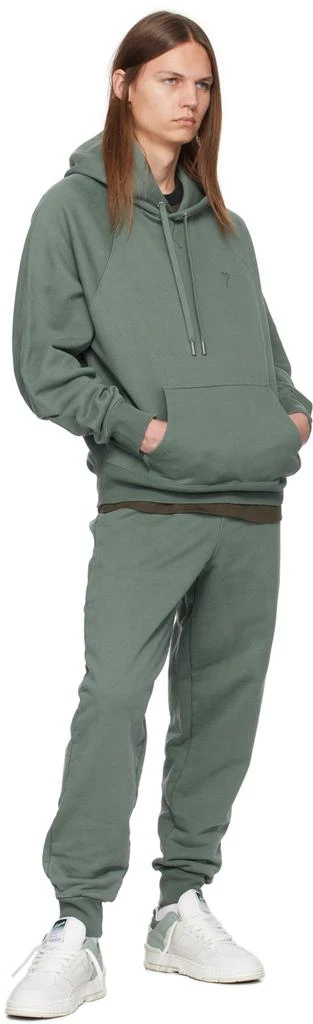 AMI Green Ami de Coeur Hoodie 4