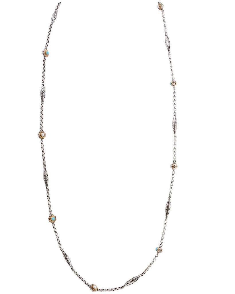 Konstantino Konstantino - Women's Sleeping Beauty White Pearl Necklace