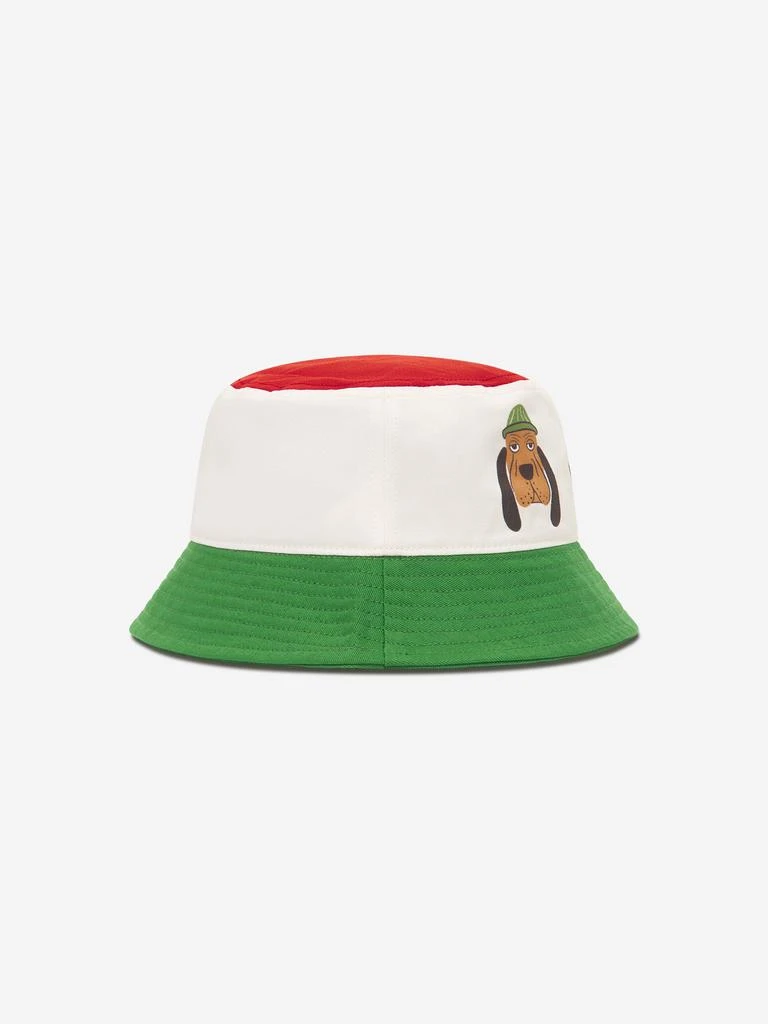 Mini Rodini Mini Rodini Kids Bloodhound Bucket Hat in Multicolour 3