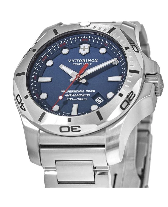 Swiss Army Victorinox Swiss Army I.N.O.X. Professional Diver Quartz Blue Dial Steel Men's Watch 241782 2